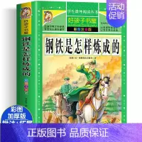 [大开本加厚彩图注音]钢铁是怎样炼成的 [正版]动物百科全书注音版 昆虫鱼类少儿百科全书大百科全套小学生二年级三年级读的