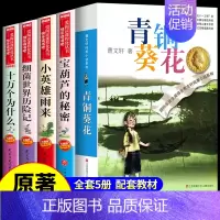 [全套5册]青铜葵花+宝葫芦+小英雄+细菌+十万个 [正版]全套5册 青铜葵花曹文轩四年级下册阅读课外书必阅读的书目小英