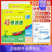[2025★★套装2本]语文+数学 (江苏13大市模拟-赠24年中考真题) 初中通用 [正版]2025新版恩波江苏中考好