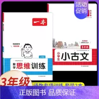 3年级[数学+语文]思维训练+小古文(2本) 小学通用 [正版]2025新版数学思维训练一年级二年级三四五六年级思维导图