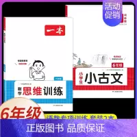 6年级[数学+语文]思维训练+小古文(2本) 小学通用 [正版]2025新版数学思维训练一年级二年级三四五六年级思维导图