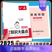 [道德与法治]初中知识大盘点 初中通用 [正版]2025初中基础知识大盘点小四门必背语文数学英语物理化学生物道法历史地理