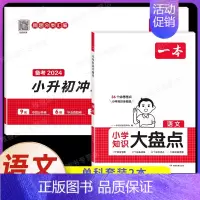 [语文2本]知识大盘点+小升初冲刺新卷 小学通用 [正版]2025版小学知识大盘点语文数学英语小升初名校冲刺方案模拟考试