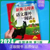 下册》课外阅读训练B版 小学四年级 [正版]2024新黑马阅读英语四年级 小学英语阅读理解专项训练题课外拓展强化同步每日