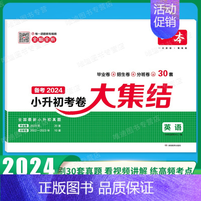 [英语]小升初考卷大集结 小学通用 [正版]2025版小学知识大盘点语文数学英语小升初名校冲刺方案模拟考试真题精选试卷考