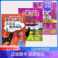 上册》古诗文+现代文+阅读同步拓展训练A版[3本] 小学四年级 [正版]2024新黑马阅读英语四年级 小学英语阅读理解专