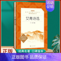 艾青诗选/人民文学出版社 [正版]艾青诗选原著 九年级上册必读北京工艺美术出版社完整版初中生9人教版课外书阅读文学诗歌统