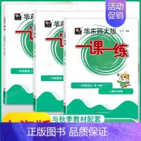 1年级上[语数英-普通版] [3本] 小学通用 [正版]上海华东师大版一课一练一年级二年级三四五六七八九年级下册上册语文