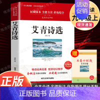 艾青诗选.北京工艺美术出版社 [正版]水浒传唐诗三百首简爱儒林外史 九年级上下册必读名著人民教育出版社原著完整无删减 初