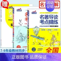 [爆卖款]综合版2册名著导读12+24部[赠练习册] 初中通用 [正版]名著导读考点精练初中必读名著导读与考点一本通七八