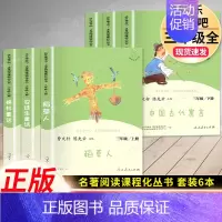 6本]三年级上册+下册 人民教育出版社 [正版]格林安徒生童话稻草人三年级上册必读的课外书 快乐读书吧全套人教版原著完整