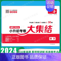 小学毕业升学考卷大集结 语文 小学升初中 [正版]2024版 小学毕业升学考卷大集结模拟试卷及真题精选 语文数学英语六年