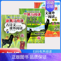 古诗文+现代文+课外阅读训练 A版[3本] 小学三年级 [正版]2024 新黑马阅读三年级 现代文+古诗文课外阅读训练小
