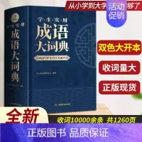 [正版]成语大词典2023年新版初中高中学生小学生成语训练积累大全工具书写作素材宝典实用现代汉语字典中华四字大辞典带解释