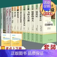 全套13本]八年级上下册人教名著+傅雷+苏菲+平凡的世界 [正版]八年级上册下册必读名著 长征红星照耀中国昆虫记钢铁是怎