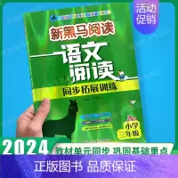 阅读同步拓展训练A版 小学三年级 [正版] 2024新黑马阅读三年级 英语听力训练 3年级上册下册全一册 小学三年级阅读