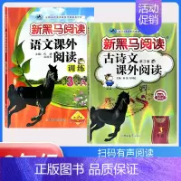 古诗文阅读+课外阅读训练A版[2本] 小学三年级 [正版] 2024新黑马阅读三年级 英语听力训练 3年级上册下册全一册