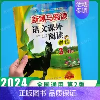课外阅读训练B版 小学三年级 [正版] 2024新黑马阅读三年级 英语听力训练 3年级上册下册全一册 小学三年级阅读理解