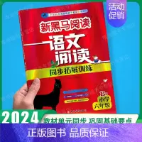 阅读同步拓展训练B版 小学六年级 [正版]2024新黑马阅读六年级 英语听力训练+阅读训练 6年级上册下册全一册 小学六