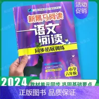 阅读同步拓展训练A版 小学六年级 [正版]2024新黑马阅读六年级 英语听力训练+阅读训练 6年级上册下册全一册 小学六