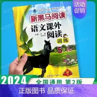 课外阅读训练A版 小学五年级 [正版]2024新黑马阅读五年级 英语听力训练+阅读训练 5年级上册下册全一册 小学五年级
