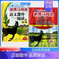 现代文阅读+课外阅读训练A版[2本] 小学五年级 [正版]2024新黑马阅读五年级 英语听力训练+阅读训练 5年级上册下