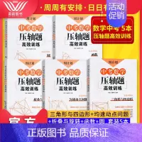 [正版]周计划中考数学压轴题高效训练圆+匀速动点问题+函数+三角形与四边形+折叠与旋转答案详解版周周有安排日日有进步中考