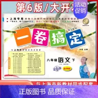 8年级下(语文) 初中通用 [正版]新版 一卷搞定八年级下册数学8年级下册第二学期 第6版 上海沪教初中初二教辅同步练习