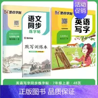 [语文+英语]七年级上册 [正版]七年级上册练字帖八九年级下册人教版语文英语衡水体同步练字帖初中生练字正楷书硬笔钢笔临摹