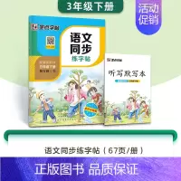 3年级下册 [正版]小学生一二三年级上册练字四五六年级下册每日一练人教版语文同步练字帖生字描红练习册儿童控笔训练正楷硬笔