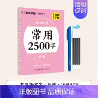 [1册] 行楷常用2500 [正版]练字宝楷书凹槽练字帖3本装初学者成人手写练字男生女生字体漂亮字钢笔速成字帖硬笔书法练