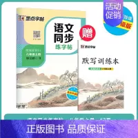 [初中生][语文同步]8年级上册 [正版]初中生练字帖古诗文文言文正楷字帖荆霄鹏楷书初中八年级七年级下册字帖阅读理解写字