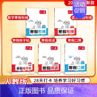 [寒假全套5册]小学寒假学霸套装 小学四年级 [正版]2024一本寒假练字帖寒假衔接一年级二年级三年级四五六年级寒假阅读