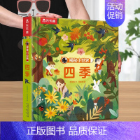 ❤四季 [正版] 揭秘小世界童话故事书绘本3-6岁白雪公主小红帽世界经典童话宝宝睡前故事格林童话早教翻翻书儿童3d立体书