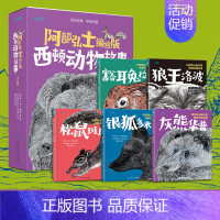 阿部弘士编绘版西顿动物故事(共5册)可点读 [正版] 阿部弘士编绘版西顿动物故事(共5册)点读版 儿童文学4-6-12岁