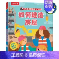 揭秘翻翻书低幼版- 如何建造房屋 点读版 [正版] 如何建造房屋 点读版 揭秘翻翻书系列低幼版0-3-6岁幼儿园小学生探