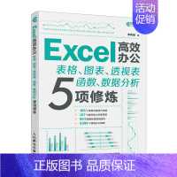 [正版]excel教程书籍Excel*办公 表格图表透视表函数数据分析5项修炼wps表格制作函数公式应用