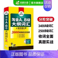 [正版] ab级英语词汇 淘金A级B级大纲词汇 大学英语三级备考2024年6月 高等学校英语应用能力考试搭历年真题试卷复