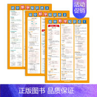 数学知识点大全套装(3张) 初中通用 [正版]易蓓初中化学元素周期表知识点挂图九年级化学通用重难点视频讲解数学物理化学知