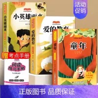 [3册 送考点]六年级上册必读书正版 [正版]全套3册 童年爱的教育和小英雄雨来童年六年级必读课外书 老师经典书目完整版