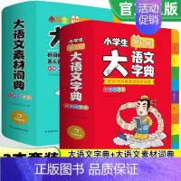 大语文字典+大语文素材词典 小学通用 [正版]2023小学生大成语词典大全彩色本彩图版中小学 新版中华成语大词典工具书现