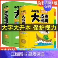 大成语词典+大英语词典 小学通用 [正版]2023小学生大成语词典大全彩色本彩图版中小学 新版中华成语大词典工具书现代汉