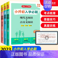 语数英·3本套 小学升初中 [正版]2023小升初入学必刷题数学易错题+满分作文+现代文阅读+古诗文+完型填空+阅读理解