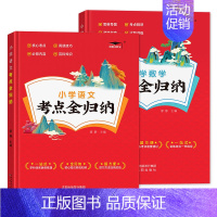 赠考点挂图 语数(全两册) 小学通用 [正版]2023版 小学语文考点全归纳人教版 小学生一1二2三3四4五5六年级语文