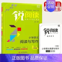 同步作文+阅读理解(6年级) 小学通用 [正版]新版 锐阅读小学生语文阅读与写作 一二三四五六年级上册1-2-3-4-5
