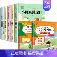 7册:快乐读书吧二上+字帖+默写 [正版]全套5册 快乐读书吧二年级上册必读的课外书小鲤鱼跳龙门注音版一只想飞的猫小狗小