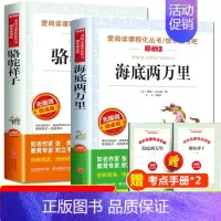 七年级下册(骆驼祥子+海底两万里) [正版]初中必读名著十二本原著书朝花夕拾七年级必读书八年级九年级课外阅读物书籍必读初