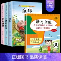 4册:快乐读书吧+默写全能 [正版]五升六必读课外书全套3册 六年级上册必读课外书老师经典快乐读书吧高尔基的童年书爱的教