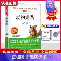 动物素描 [正版]动物素描 无障碍阅读 五年级必读课外书 文学经典名著书籍小学生必读 适合五年级学生阅读书籍老师 动物小