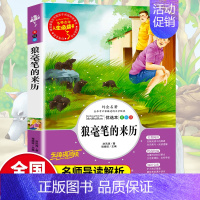[正版]狼毫笔的来历 小学生阅读课外书籍三四五六年级经典书目青少年儿童读物文学名著无障碍原版故事书人生bd